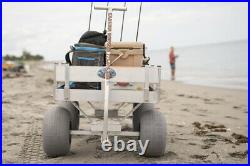 NEW Big Kahuna Beach & Fishing Wagon-UV Deck-No Rust-Lightweight-Made In USA