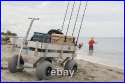 NEW Big Kahuna Beach & Fishing Wagon-UV Deck-No Rust-Lightweight-Made In USA