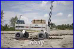 NEW Big Kahuna Beach & Fishing Wagon-UV Deck-No Rust-Lightweight-Made In USA