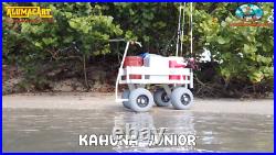 NEW Kahuna JUNIOR Beach Wagon-Walls-No Rust-Balloon Tires-Rod Holders-Made USA