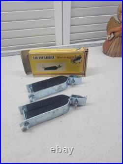 NOS vintage car fishing rod holder auto fishing pole holder roof top rain gutter