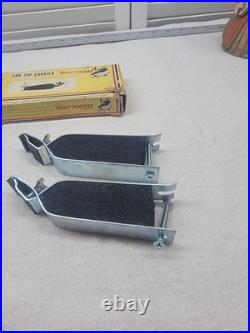 NOS vintage car fishing rod holder auto fishing pole holder roof top rain gutter