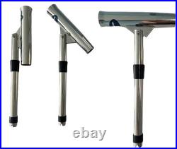 Never SEEN Boat Fish Fighting Rod Holder Lets You Stand & Move 90 Degrees