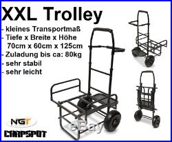 New XXL Trolley Barrow Transport Cart Carp Carp Transport Cart Tackle NGT Train