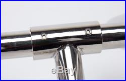 New style 4 Tube Adjustable Stainless Rocket Launcher Rod Holders 360 Deg-2 legs