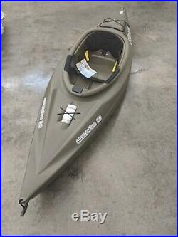 New withtags 10' Sit-in Fishing Kayak with Paddle, two swivel rod holders, storage