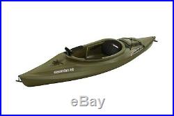 New withtags 10' Sit-in Fishing Kayak with Paddle, two swivel rod holders, storage