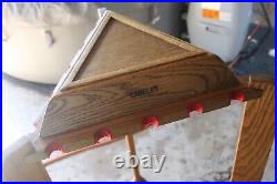 Old Vintage Cabelas Rod Pole Stand Trout Bass Fly Fishing Display Cabin