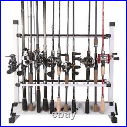 One Bass Fishing Rod Rack Metal Aluminum Alloy Portable Fishing Rod Holder Fishi