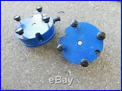 PAIR OF BIG JON DOWNRIGGERS WithCOUNTERS, SWIVEL BASES, STATIONARY BASES, ROD HOLDERS