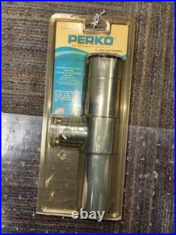 PERKO Clamp-On Fishing Rod Holder 1118DP0CHR 3/4 TO 1 DIA RAILS 1118-dp-chr