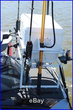 PWC Fishing Storage Rack Jet Ski Rod Carrier Cooler Holder Accessories Yamaha