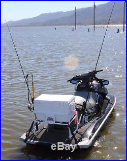PWC Fishing Storage Rack Jet Ski Rod Carrier Cooler Holder Accessories Yamaha
