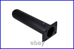 Pactrade Marine 4PCS Boat Kayak Black Plastic Rod Holder Straight Square Plate