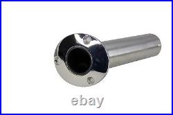 thumbnail image 2 of Pactrade Marine 4-Pack 316 Stainless Steel Flush Mount Fishing Rod Holders – 30° Angle With Drain 2 of 5