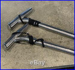 Pair Of CE Smith Outrigger Rod Holders With Liners And Safety Straps Outrigger