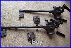Pair Of Canon Uni-Troll HP Downriggers With Dual Rod Holders