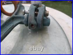 Pair Rare Vintage Bronze Lininger 502 Fishing Rod Holders With Rail Mounts