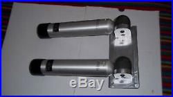 Pair of BIG JON Multi Set Rod Holders in a Track Mount with Mounting Hardware