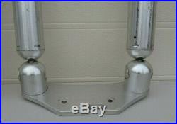 Pair of Big Jon Dual multi set Rod Holders with butterfly plate for down-riggers