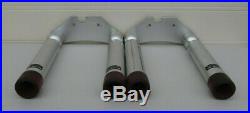 Pair of Big Jon Dual multi set Rod Holders with butterfly plate for down-riggers