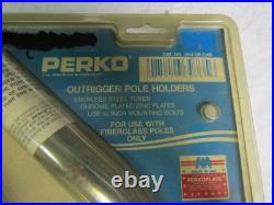 Perko Outrigger Pole Holders Cat # 1314 Dp Chr
