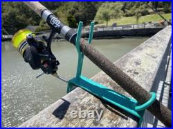 Pier fishing rod holder