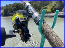 Pier fishing rod holder