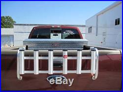 Plattinum, Fishing Rod Holder Fits Over The Tailgate or Truck Bed All Aluminum