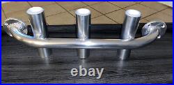 Polished Aluminum Rod Holder For Boat Truck Jon Boat Custom Made In USA