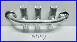 Polished Aluminum Rod Holder For Boat Truck Jon Boat Custom Made In USA