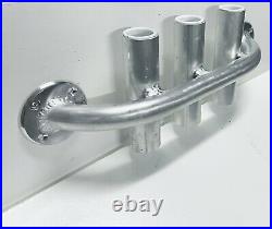 Polished Aluminum Rod Holder For Boat Truck Jon Boat Custom Made In USA