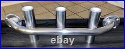 Polished Aluminum Rod Holder For Boat Truck Jon Boat Custom Made In USA