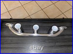 Polished Aluminum Rod Holder For Boat Truck Jon Boat Custom Made In USA