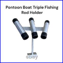 Pontoon Boat Triple Fishin Rod Holder
