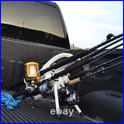 Portable Fishing Rods Carrier Lightweight Pole Holder for Pickup Truck Bed Boat