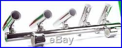 Professional 5 Fishing Rod Holders For Boat T Top/ 5 Rocket Launcher Bm