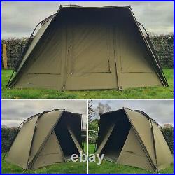Quest-Defier-MK2-1-Man-Bivvy-Carp-Fishing-Overnight-Shelter-Tackle-Brolly-System-01-jh
