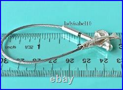 RARE Tiffany & Co Fishing Fish Rod Key Ring Chain Holder Keyring Silver Gift 21R