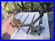 Rare-Vintage-bronze-Hillco-Lininger-Type-502-fishing-rod-holder-And-Rail-Mount-01-xk