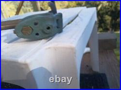 Rare Vintage bronze Hillco/Lininger Type #502 fishing rod holder And Rail Mount
