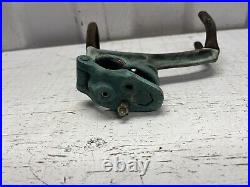Rare Vintage bronze Hillco/Lininger Type #502 fishing rod holder And Rail Mount