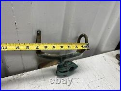 Rare Vintage bronze Hillco/Lininger Type #502 fishing rod holder And Rail Mount