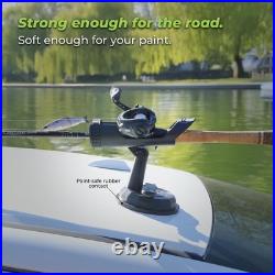 Reel Hold SnapMount S Suction Cup Fishing Rod Holder for Car SUV Trucks