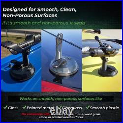 Reel Hold SnapMount S Suction Cup Fishing Rod Holder for Car SUV Trucks