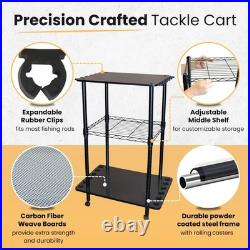 Rod Holders for Garage Fishing Pole Rack Holds up to 12 Rods and Reel Combos Rod Holders for Garage Fishing Pole Rack Holds up to 12 Rods and Reel Combos