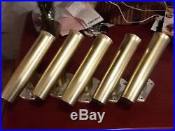 Rod holders. Custom aluminum 10 flush mount 30 degree rod holders (qty 5)