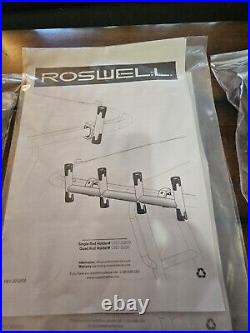 Roswell Quad Rod Holder And 2 Single Clamp On Rod Holders