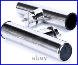 Rubber-Protected Fishing Rod Holder Easy Installation for Boating Enthusiasts