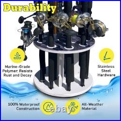 Rush Creek Creations 12-Rod Fishing Rod Holder Tackle Box 90-6000